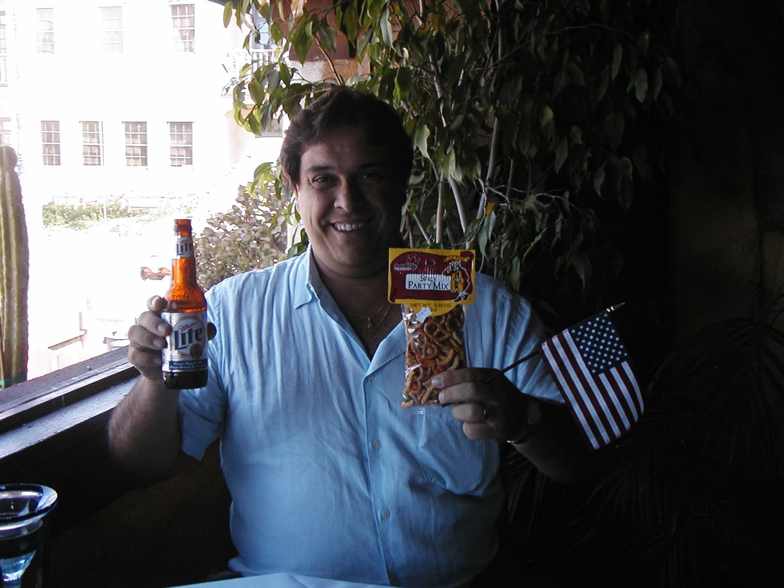 Enrique after becoming a US Citizen in the 90s